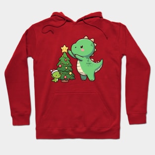 T-Rex Christmas Hoodie